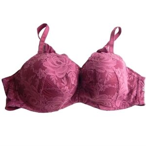 Torrid Purple Lace Lightly Lined Balconette Bra